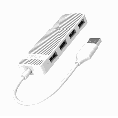 Bộ chia USB Từ 1 ra 4 cổng USB 2.0 Orico FL02-WH