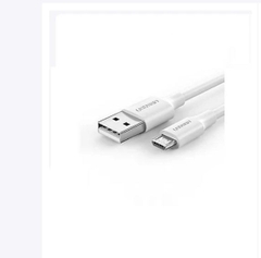 Cáp sạc truyền dữ liệu USB 2.0 sang MICRO USB hỗ trợ sạc nhanh Ugreen 60140 0.5M màu Trắng