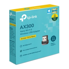 Cạc mạng không dây TP-Link USB Archer TX1U Nano (Chuẩn AX/ AX300Mbps)