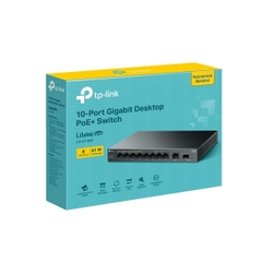 Switch Để Bàn Gigabit 10 Cổng với 8 Cổng PoE+ TP-Link LS1210GP (8 cổng Gigabits PoE+, 1×Gigabits uplink 1, 1× Gigabit SFP uplink)