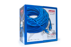 Cáp mạng Cat6 UTP AMTAKO 6888 dây xanh 305m PVC chống cháy, 8 sợi đồng