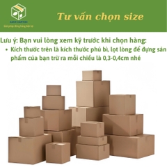 35x15x15 Hộp Carton đóng hàng giá rẻ - Xanh Carton