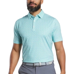 ÁO FOOTJOY Allover Floral Lisle EMERALD/WHITE