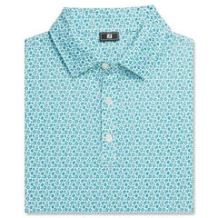 ÁO FOOTJOY Allover Floral Lisle EMERALD/WHITE