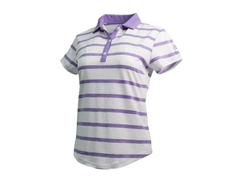 Áo Footjoy Cap Sleeve Spacedye Stripe Shirt White/Purple