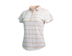 Áo Footjoy Cap Sleeve Spacedye Stripe Shirt White/Sand