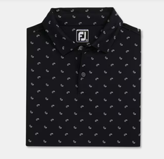 ÁO FOOTJOY DS PAISLEY PRT LISLE BLACK/CHARCOAL