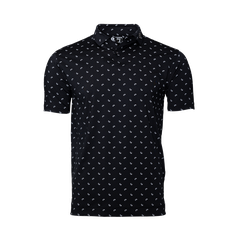 ÁO FOOTJOY DS PAISLEY PRT LISLE BLACK/CHARCOAL