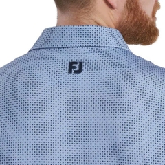 ÁO FOOTJOY Tonal Dot Print Lisle Lt.Blue