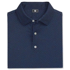 ÁO FOOTJOY Tonal Dot Print Lisle Navy