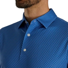 ÁO FOOTJOY Tonal Dot Print Lisle Royal