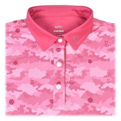 ÁO GOLF NỮ HGF CAMO ĐỎ