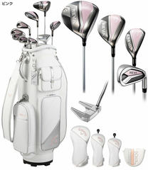 Bộ Gậy Golf Fullset Nữ Callaway Reva Hồng 2024 (9 gậy)