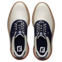 GIÀY FOOTJOY TRADITIONS SPIKELESS CREAM/NAVY