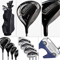 Bộ Gậy Golf Fullset Nữ Callaway Reva Đen (8 gậy)