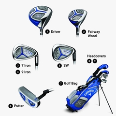 Bộ Gậy Golf Trẻ Em Callaway XJ-2 Junior 9-12 (6 gậy)