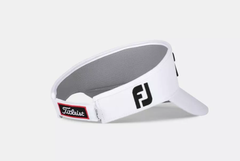 NÓN TOUR PERFORMANCE VISOR STAFF WHITE