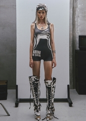 RAW Printed Tank Playsuit