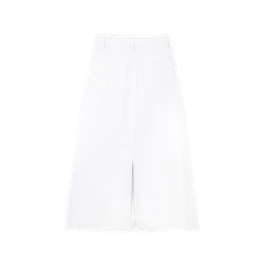 Triangle Shape Midi Denim Skirt