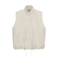 Funnel Neck Quilted Gilet
