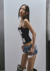 RAW Text Printed Camisole Top