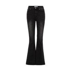 Medium Wash Flared Denim Pants