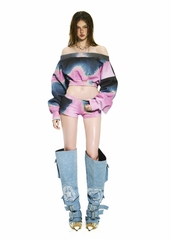 BONG Printed Super Short Pants