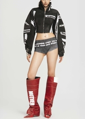 MAP High Neck Cropped Jacket