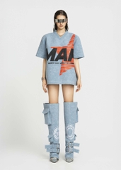 MAP Faux Oversized Top