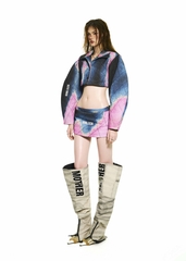 BONG Gradient Cropped Jacket