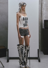 RAW Text Printed Camisole Top