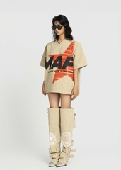 MAP Faux Oversized Top