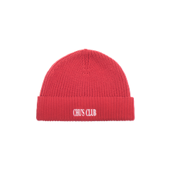 Chu's Club Ribbed Knit Hat