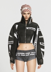 MAP High Neck Cropped Jacket