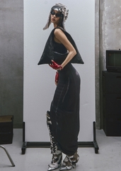 RAW Body Printed Straps Maxi Dress