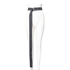 BLUM - Double Half Circle Longline Denim Belt
