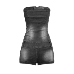 BLUM - Tube Bodycon Denim Playsuit