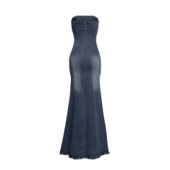 BLUM - Tube Fisht Tail Denim Dress