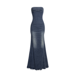 BLUM - Tube Fisht Tail Denim Dress