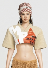MAP Faux Cropped Top