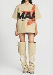 MAP Faux Oversized Top