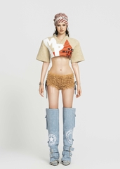 MAP Faux Cropped Top