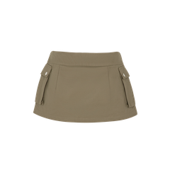 Bestie Zipper Box Pocket Skirt