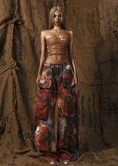 Mother 3D Handmade Brown Corset