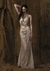 Mother See Through Maxi Skirt