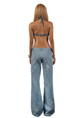 POP Painted Flared Denim Pants