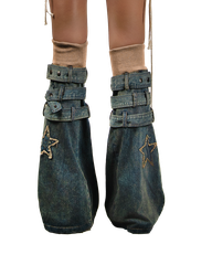 POP Stars Denim Boot Covers
