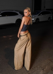 Loose Waisted Pleated Trouser
