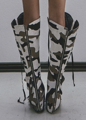 RAW Camouflage Pattern Cover Boots