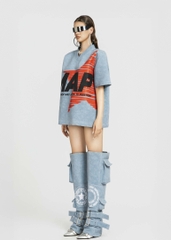 MAP Faux Oversized Top